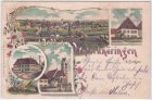 89331 Burgau-Unterknöringen, u.a. Gastwirtschaft, Farblitho, ca. 1900 