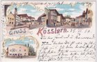 94149 Kößlarn, u.a. Brauerei Schödermaier, Farblitho, ca. 1900 