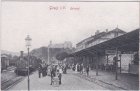 07973 Greiz im Vogtland, Bahnhof, ca. 1915