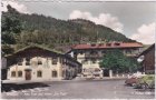 82499 Wallgau, Straßenansicht, Hotel Zur Post, ca. 1960 