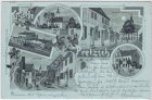 06905 Pretzsch an der Elbe, Mondscheinlitho, ca. 1900 