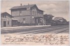 06420 Belleben (Könnern), Bahnhof, ca. 1900 