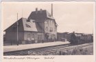 07589 Münchenbernsdorf in Thüringen, Bahnhof, ca. 1935