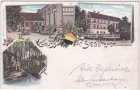 91054 Erlangen-Sieglitzhof, Gasthaus, Farblitho, ca. 1900 