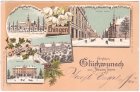 89584 Ehingen an der Donau, Farblitho, Winterlitho, ca. 1895 
