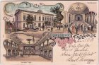 03238 Finsterwalde, Victoria-Hotel, Farblitho, ca. 1900 