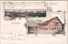 82402 Seeshaupt, Gasthaus zur Post, ca. 1900 