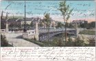 79100 Freiburg im Breisgau, Friedrichsbrücke, Kronenstraße, ca. 1900 