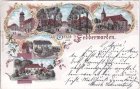 26388 Fedderwarden (Wilhelmshaven-Kniphausen), Farblitho, ca. 1895 