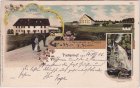 79271 Simonswald, Plattenhof, Gasthaus zur Platte, Litho, ca. 1900 