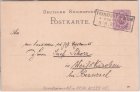 60389 Frankfurt am Main-Bornheim, Ganzsache, Ra-Stempel 1887