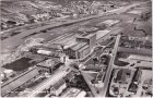 97199 Ochsenfurt am Main, Zuckerfabrik, Luftaufnahme, ca. 1960