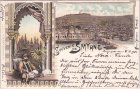 Smyrna (Izmir), u.a. Hafen, Farblitho, ca. 1895