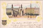 Wien-Alsergrund, Augartenbrücke, Farblitho, ca. 1900